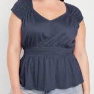 Brand New Smocked Waist Top